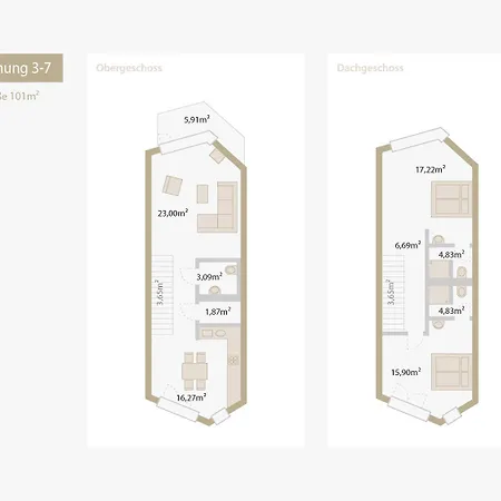 Apartment Seglerwohnung 3 Kappeln
